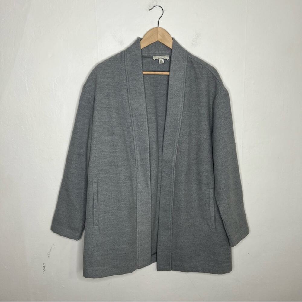 Halston Heritage Gray Boucle Topper Jacket Size Medium